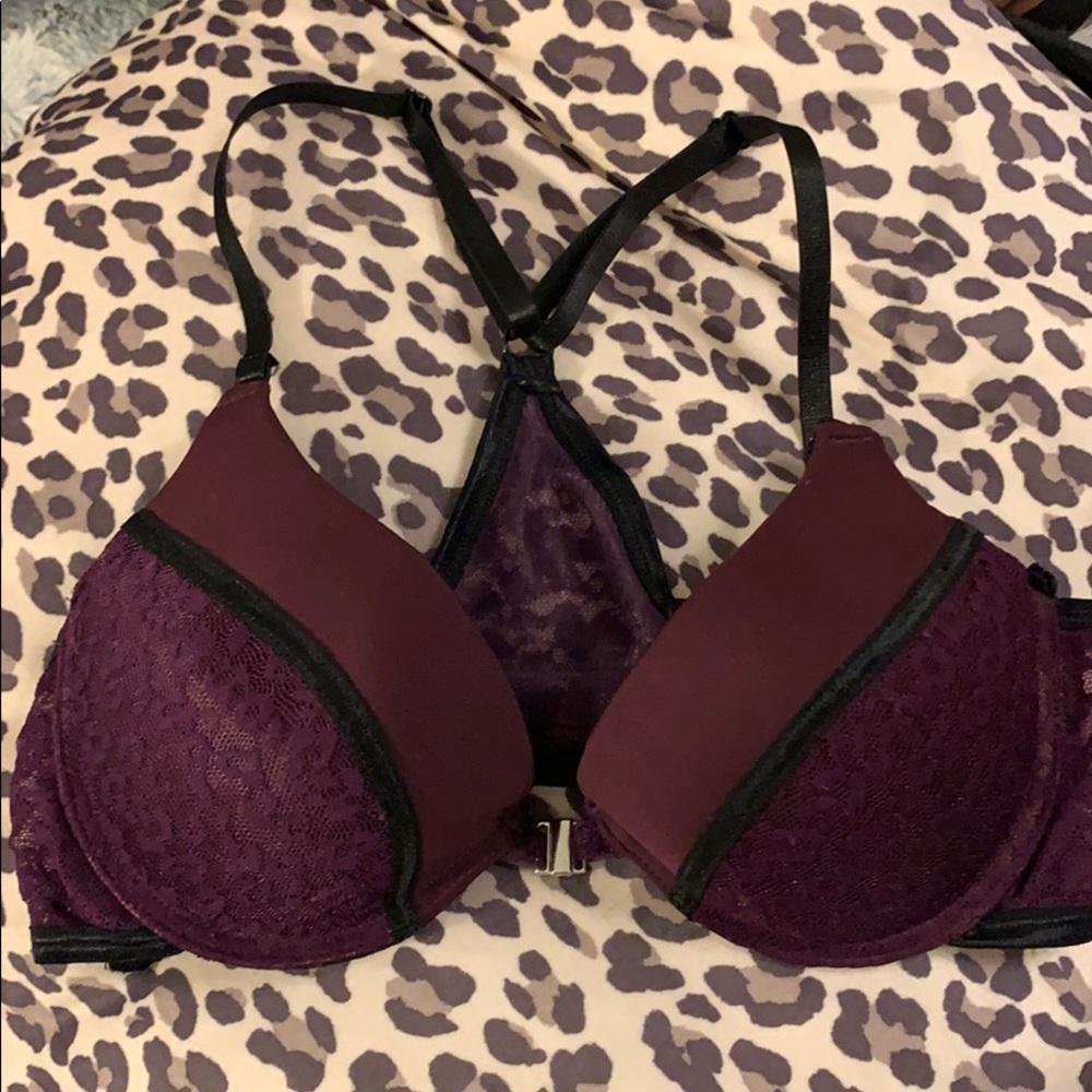 Purple bra